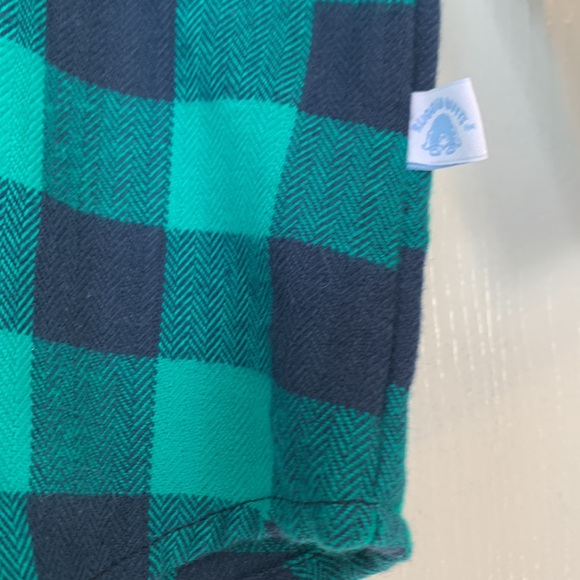 Ruffle Butts navy and emerald button down NWT - Picture 4 of 10